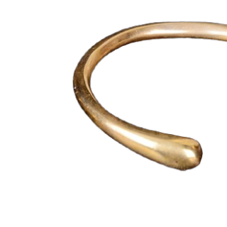 BRASS BANGLE & RING