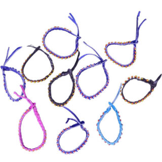BEADED LEATHER BRACELETS
