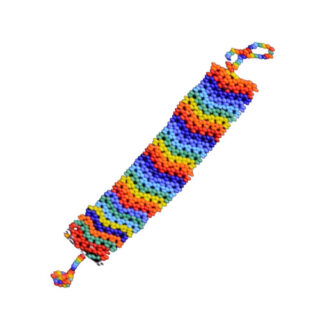 BEADED BRACELET IN RAINBOW COLOURS