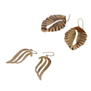BRASS EARRINGS (HAND MADE)