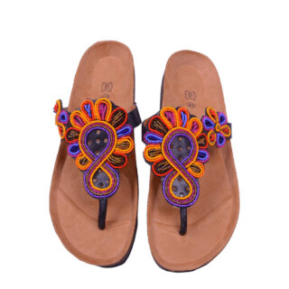 BEADED SANDALS SIZE 42