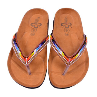 BEADED SANDALS SIZE 36