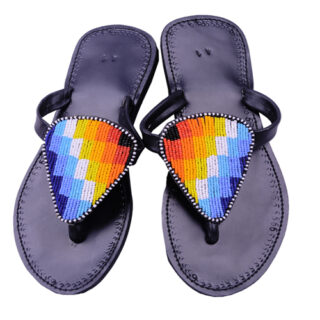 BEADED SANDALS SIZE 41